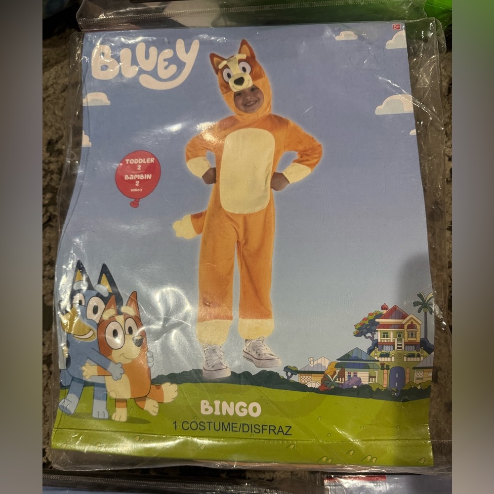 Disney Bingo Costume - Orange and Cream